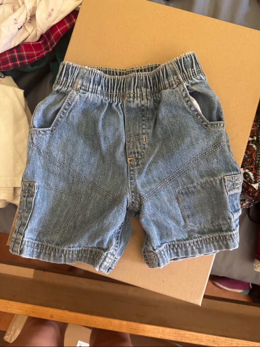Children's Blue Denim Shorts - Unbranded
